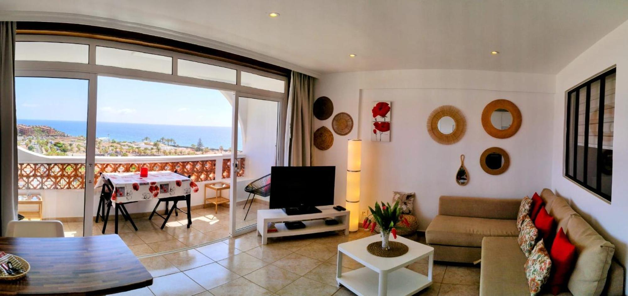 Palm-Mar Appartement Celeste 250M De L'Ocean Vue Mer Panoramique Exterior foto